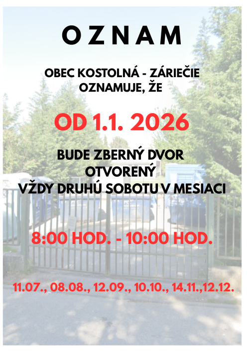Zberný dvor