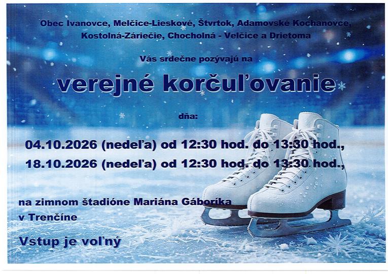 Verejné korčuľovanie 