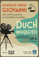 Divadelný súbor Giovanni - pozvánka